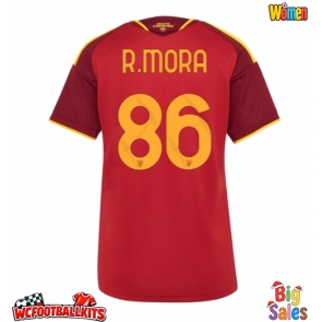 AS Roma Rodrigo Mora #86 Replica Home Stadium Shirt for Women 2026-27 Short Sleeve